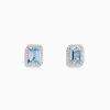 BH Multi Aquarius 14K White Gold Aquamarine and Diamond Earrings, 2.80 TCW | Earrings