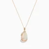 Effy Jewelry Aurora 14K Rose Gold Opal and Diamond Pendant | Necklaces & Pendants