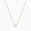 BH Multi Aurora 14K Yellow Gold Bezel Set Opal Necklace, 0.55 TCW | Necklaces & Pendants