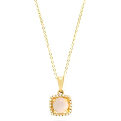 Effy Jewelry Aurora 14K Yellow Gold Opal and Diamond Pendant, 0.62 TCW | Necklaces & Pendants
