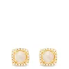 Effy Jewelry Aurora 14K Yellow Gold Opal and Diamond Stud Earrings, 0.92 TCW | Earrings