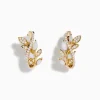 Effy Jewelry Aurora 14K Yellow Gold Opal and Diamond Earrings | Earrings