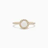 BH Multi Aurora 14K Yellow Gold Opal and Diamond Ring, 0.72 TCW | Rings