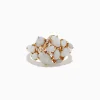 Effy Jewelry Aurora 14K Yellow Gold Opal and Diamond Ring | Rings