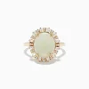 Effy Jewelry Aurora 14K Yellow Gold Opal Diamond Ring | Rings