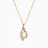 Effy Jewelry Aurora 14K Yellow Gold Opal and Diamond Pendant | Necklaces & Pendants