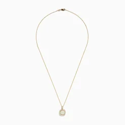 BH Multi Aurora 14K Yellow Gold Opal and Diamond Pendant, 1.41 TCW | Necklaces & Pendants