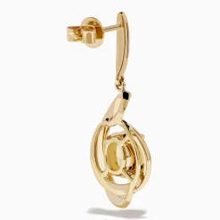 Effy Jewelry Aurora 14K Yellow Gold Opal and Diamond Earrings | Earrings