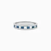 BH Multi Bella Bleu 14K White Gold Blue and White Diamond Ring, 0.50 TCW | Rings