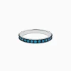 Effy Jewelry Bella Bleu 14K White Gold Blue Diamond Ring | Rings