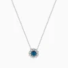 Effy Jewelry Bella Bleu 14K White Gold Blue and White Diamond Pendant 1.60 TCW | Necklaces & Pendants