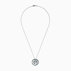 Effy Jewelry Bella Bleu 14K White Gold Blue and White Diamond Pendant, 1.18 TCW | Necklaces & Pendants