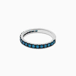Effy Jewelry Bella Bleu 14K White Gold Blue Diamond Ring | Rings
