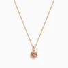 Effy Jewelry Blush 14K Rose Gold Diamond and Morganite Pendant | Necklaces & Pendants