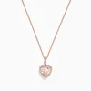 Effy Jewelry Blush 14K Rose Gold Morganite and Diamond Heart Pendant, 1.88 TCW | Necklaces & Pendants