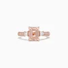 Effy Jewelry Blush 14K Rose Gold Morganite and Diamond Ring, 2.59 TCW | Rings