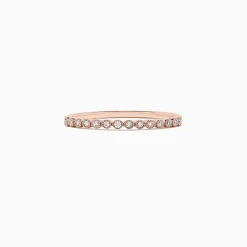 Effy Jewelry Blush 14K Rose Gold Morganite and Diamond Ring Set, 1.53 TCW | Rings
