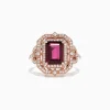 Effy Jewelry Bordeaux 14K Rose Gold Rhodolite Garnet and Diamond Ring, 2.89 TCW | Rings
