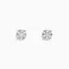 BH Multi Bouquet 14K White Gold Diamond Cluster Earrings, 0.52 TCW | Earrings