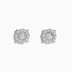 BH Multi Bouquet 14K White Gold Diamond Stud Earrings | Earrings