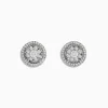Effy Jewelry Bouquet 14k White Gold Diamond Cluster Stud Earrings 0.99 TCW | Earrings