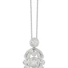 Effy Jewelry Bouquet 14K White Gold Diamond Filigree Pendant, 1.05 TCW | Necklaces & Pendants