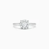 Effy Jewelry Bouquet 14K White Gold Diamond Cluster Ring, 0.51 TCW | Rings