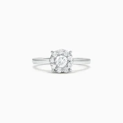 Effy Jewelry Bouquet 14K White Gold Diamond Cluster Ring, 0.51 TCW | Rings