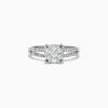 Effy Jewelry Bouquet 14K White Gold Diamond Cluster Ring, 0.56 TCW | Rings