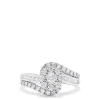 Effy Jewelry Bouquet 14K White Gold Diamond Twist Ring, 0.48 TCW | Rings