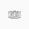 BH Multi Bouquet 14K White Gold Diamond Cluster Ring, 2.51 TCW | Rings