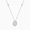 Effy Jewelry Bouquet 14K White Gold Diamond Stationary Pendant | Necklaces & Pendants