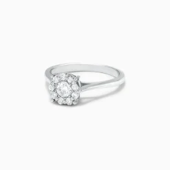 Effy Jewelry Bouquet 14K White Gold Diamond Cluster Ring, 0.51 TCW | Rings