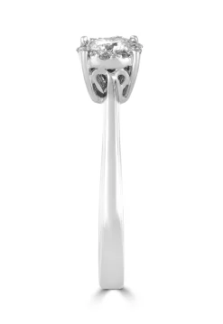 Effy Jewelry Bouquet 14K White Gold Diamond Engagement Ring, 0.33 TCW | Rings