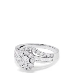 Effy Jewelry Bouquet 14K White Gold Diamond Twist Ring, 0.48 TCW | Rings
