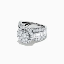 BH Multi Bouquet 14K White Gold Diamond Cluster Ring, 2.51 TCW | Rings