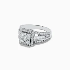 Effy Jewelry Bouquet 14K White Gold Diamond Cluster Ring 1.4 TCW | Rings