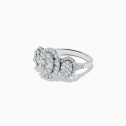 Effy Jewelry Bouquet 14k White Gold Diamond Cluster Ring 1.40 TCW | Rings