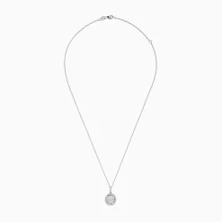 Effy Jewelry Bouquet 14K White Gold Diamond Cluster Pendant 1.04 TCW | Necklaces & Pendants