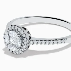 Effy Jewelry Bouquet 14K White Gold Diamond Cluster Ring | Rings
