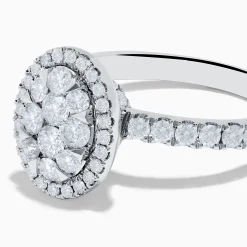 Effy Jewelry Bouquet 14K White Gold Diamond Cluster Ring | Rings