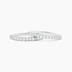 BH Multi Bouquet 14K White Gold Diamond Ring Set | Rings