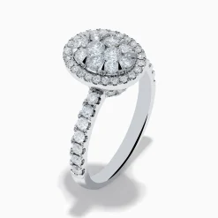 Effy Jewelry Bouquet 14K White Gold Diamond Cluster Ring | Rings