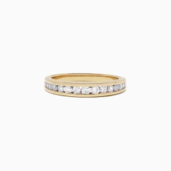 Effy Jewelry Bouquet 14K Yellow Gold Channel Set Diamond Engagement u0026 Wedding Ring Set, 1.48 TCW | Rings