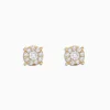 Effy Jewelry Bouquet 14K Yellow Gold Diamond Cluster Stud Earrings, 0.50 TCW | Earrings