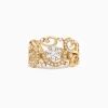 Effy Jewelry Bouquet 14K Yellow Gold Diamond Filigree Ring, 0.53 TCW | Rings