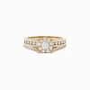 effyjewelry.com Bouquet 14K Yellow Gold Diamond Cluster Ring, 0.68 TCW | Rings