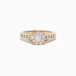 effyjewelry.com Bouquet 14K Yellow Gold Diamond Cluster Ring, 0.68 TCW | Rings