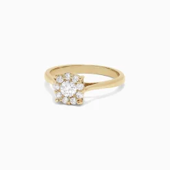Effy Jewelry Bouquet 14K Yellow Gold Diamond Cluster Ring, 0.51 TCW | Rings