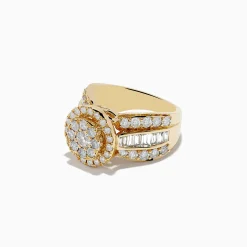 Effy Jewelry Bouquet 14K Yellow Gold Diamond Cluster Ring 2.51 TCW | Rings